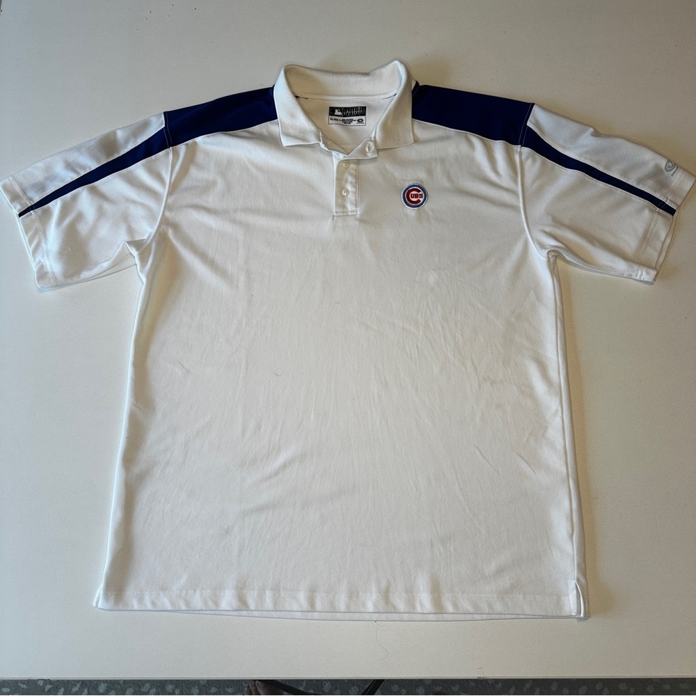 VINTAGE Chicago Cubs Men’s Size XL MLB True Fan Genuine Merchandise Polo Shirt
